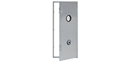 单个叶片和两个叶片铰链门，用于机房、仓库、空气处理单元、过滤室、或者机械、电气装置的围护